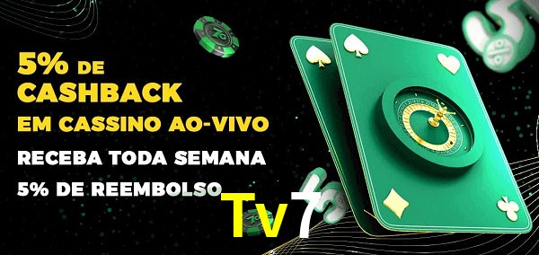 Promoções do cassino ao Vivo Tv7